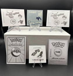 Pokemon Sticker Set of 6 - Kabuto #140 PERU NON TCG - Image 2