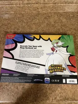 Pokemon Ascended Heroes Premium Poster Collection Mega Gardevoir Box English - Image 2