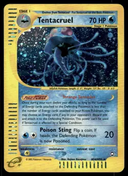 *FRI NIGHT* Tentacruel H26/H32 Holo Aquapolis Holo Rare - Image 1