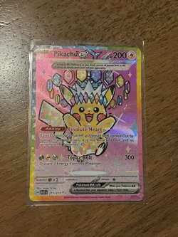 Pokemon TCG - Pikachu EX - Special Illustration Rare 277/217 Ascended Heroes NM - Image 1