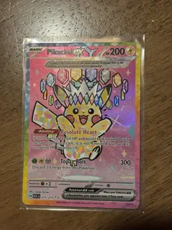 Pokemon TCG - Pikachu EX - Special Illustration Rare 277/217 Ascended Heroes NM - Image 2