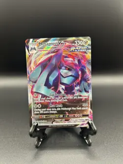 Pokemon TCG Metagross VMAX Sword & Shield - Chilling Reign 113/198 Holo Ultra... - Image 1