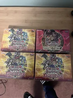 Yu-Gi-Oh! Retro Pack 1 (3) Mini Boxes. Retro Pack 2 (1) Mini Box - Image 1