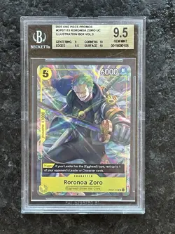 Roronoa Zoro (Illustration Box Vol.3) OP07-113 One Piece Promotion BGS 9.5 - Image 1
