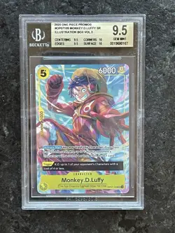 Monkey.D.Luffy (Illustration Box Vol.3) OP07-109 One Piece Promotion BGS 9.5 - Image 1
