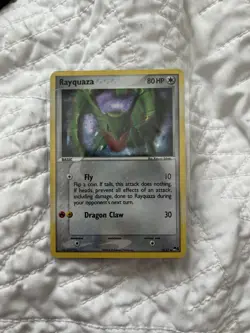 Pokemon TCG Rayquaza Card 3/17 (2006) Holo Rare - Image 1