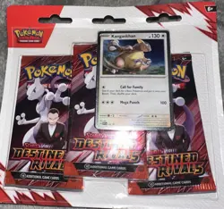 Pokemon Cards - S&V: Destined Rivals - KANGASKHAN BLISTER PACK (3 Boosters+) - Image 1