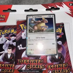 Pokemon Cards - S&V: Destined Rivals - KANGASKHAN BLISTER PACK (3 Boosters+) - Image 4