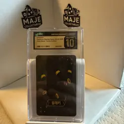 CGC 10 UMBREON Pristine Pokemon Playing Cards Korean Point Salad-Eevee Edition - Image 1