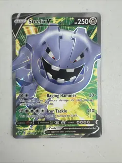 Pokemon TCG Steelix v Vivid Voltage Holo Full Art Ultra Rare Card 176/185 - Image 3