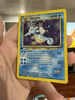 Kingdra 8/111 - *Swirl* Pokemon TCG Neo Genesis 1st Edition Holo Card WOTC DMG - Image 4