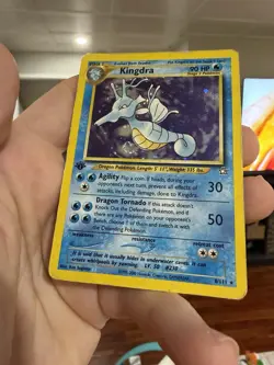 Kingdra 8/111 - *Swirl* Pokemon TCG Neo Genesis 1st Edition Holo Card WOTC DMG - Image 5