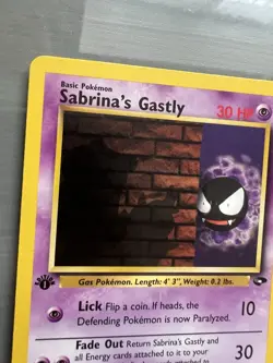 Pokemon Card 96/132 Sabrina's Gastly Gym Challenge 1st Edition - Image 3