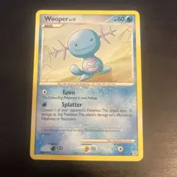 Wooper 118/132 - Secret Wonders Pokemon Trading Card 2007 - LP - Image 1