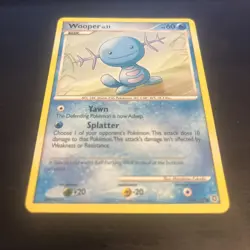 Wooper 118/132 - Secret Wonders Pokemon Trading Card 2007 - LP - Image 2