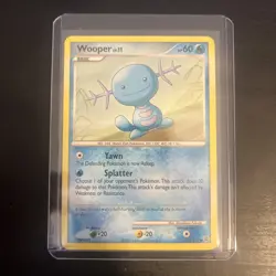Wooper 118/132 - Secret Wonders Pokemon Trading Card 2007 - LP - Image 5