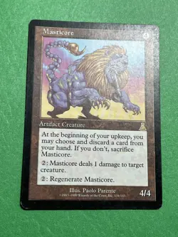 **Masticore** Urza's Destiny Magic the Gathering, MTG -Moderately Play- (MP) - Image 3