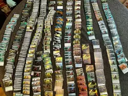 MTG Foundations 400+ Lot Forest Mostly All Foils special and promo cards - Image 1