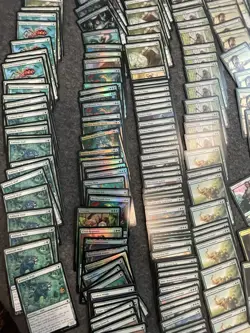 MTG Foundations 400+ Lot Forest Mostly All Foils special and promo cards - Image 2
