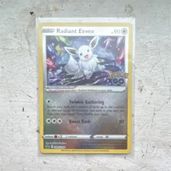 Pokemon TCG Radiant Eevee Promo Holo SWSH230 Sword & Shield 90 HP Card - Image 1