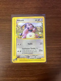 Pokemon Miltank Aquapolis Common Regular English Card 60 HP 94/147 2002 - Image 1