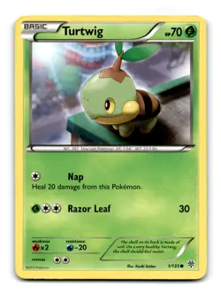Turtwig - #1/135 - Common - Pokemon Card-LP - Image 1
