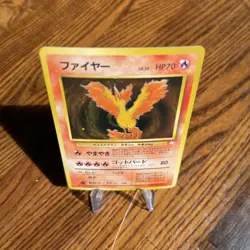 Pokemon Moltres Mystery of the Fossils Holo Rare Japanese Card 146 w. SWIRL! - Image 2