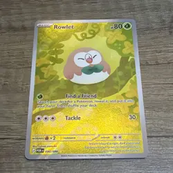 Pokemon TCG Perfect Order Rowlet 090 /088 Holo Illustration Rare Card - Image 1