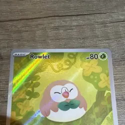 Pokemon TCG Perfect Order Rowlet 090 /088 Holo Illustration Rare Card - Image 3