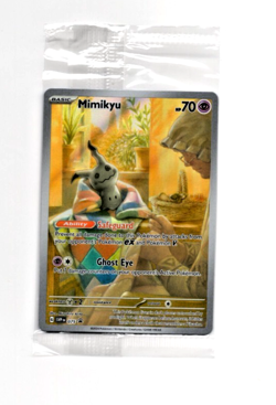 *Sealed* Pokemon Paldean Fates MIMIKYU 075 Black Star Promo Holo Card MINT-NM - Image 1