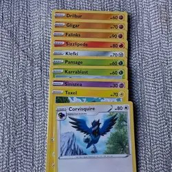 Pokemon TCG Melmetal EX Foil & 10 Card Lot OBF Set English Nintendo GAME FREAK - Image 2