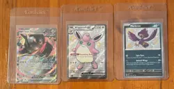 Lot Of 3 Pokemon Paldean Fates Cards, #66, #181, #222 - Image 1