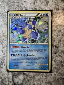 Blastoise Cracked Ice Holo 013/095 Deck Exclusive Pokemon Card HGSS - Image 1