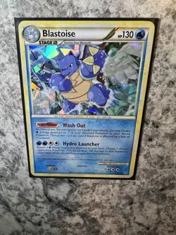 Blastoise Cracked Ice Holo 013/095 Deck Exclusive Pokemon Card HGSS - Image 4