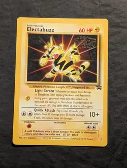 Pokemon Card Electabuzz 2 Promo Black Star ENG Good conditions - Image 1