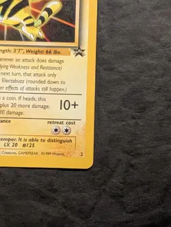 Pokemon Card Electabuzz 2 Promo Black Star ENG Good conditions - Image 4