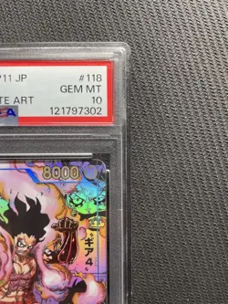 One Piece Card Luffy Gear 4 Comickomipara PSA10 - Image 3