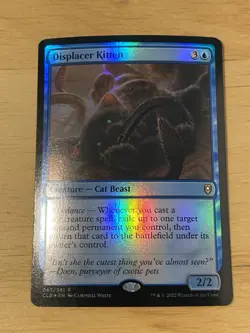 MTG Magic Displacer Kitten FOIL 063/361 Commander Legends: Baldur's Gate CLB NM - Image 1