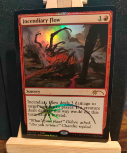 Incendiary Flow FOIL - FNM Promo (Friday Night Magic) - NM (see pics) MTG - Image 1