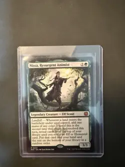 Magic: The Gathering Nissa, Resurgent Animist Aftermath Mythic Legendary Elf Sc… - Image 1