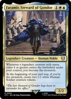 MTG - Faramir, Steward of Gondor - Lord of the Rings Commander - Magic - Image 1