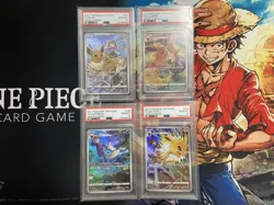 PSA10 Consecutive Pokemon Card Eevee Evolution Chr 4 Set - Image 1