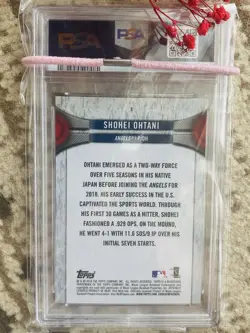 Otani Shohei Ohtani Rc Rookie Card PSA10 - Image 3