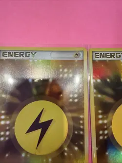 TWO (Holo-Rare) Pokemon LIGHTNING ENERGY Card EX POWER KEEPERS Set 106/108 - Image 4