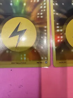 TWO (Holo-Rare) Pokemon LIGHTNING ENERGY Card EX POWER KEEPERS Set 106/108 - Image 5