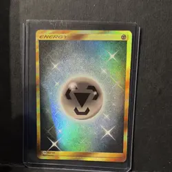 Pokemon Metal Energy 163/149 SM Base Set Secret Rare Holo Basic Energy Card - Image 1