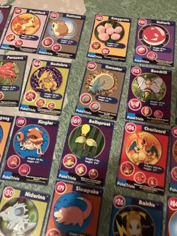 Bundle Of More Than 30 Cards 1999 Burger King Pokemon Master Trainer - Image 4
