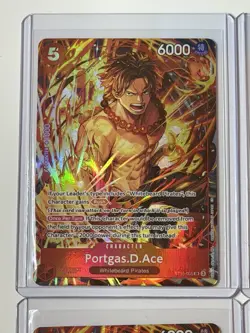 Portgas.D.Ace ST15-005 Illustration Box Vol. 5 Promo 4 Card Play Set Lot - Image 2