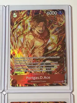 Portgas.D.Ace ST15-005 Illustration Box Vol. 5 Promo 4 Card Play Set Lot - Image 3