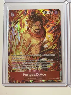 Portgas.D.Ace ST15-005 Illustration Box Vol. 5 Promo 4 Card Play Set Lot - Image 4